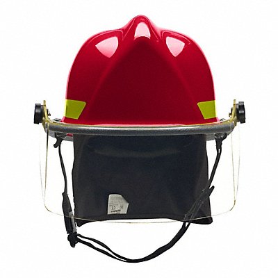 BULLARD LTXRD Fire Helmet Red Modern