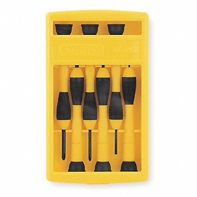 STANLEY 66052 Precision Screwdriver Set Sl/Ph 6 pcs.
