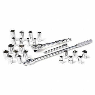 GRAINGER 85434 Socket Set 1/2dr