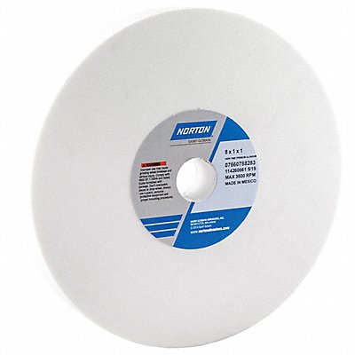 NORTON 7660788283 Grinding Wheel T1 8x1x1 AO 150G White
