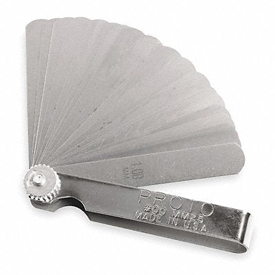 PROTO J00MM25 Feeler Gauge Set Dimension Type Metric