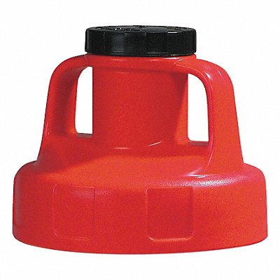 OIL SAFE 100208 G3512 Utility Lid Red Plastic 4 3/4 in H