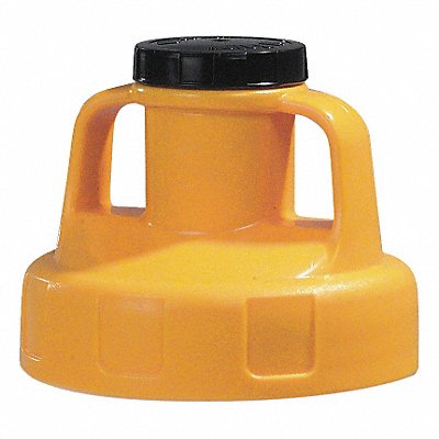 OIL SAFE 100209 G3512 Utility Lid Yellow Plastic 4 3/4 in H