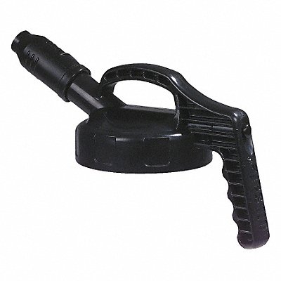 OIL SAFE 100501 G3515 Stumpy Spout Lid Black Plastic