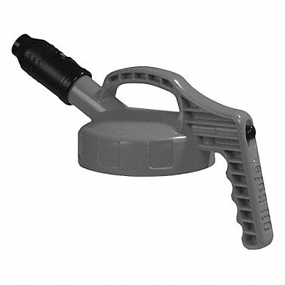 OIL SAFE 100504 G3515 Stumpy Spout Lid Grey Plastic 8 1/4 in H