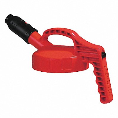 OIL SAFE 100508 G3515 Stumpy Spout Lid Red Plastic 8 1/4 in H