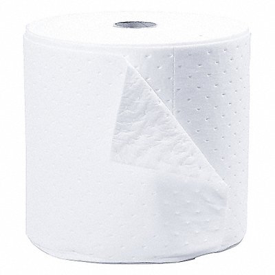 BRADY SPC ABSORBENTS SXT15P Absorbent Roll Oil Based Liquids White