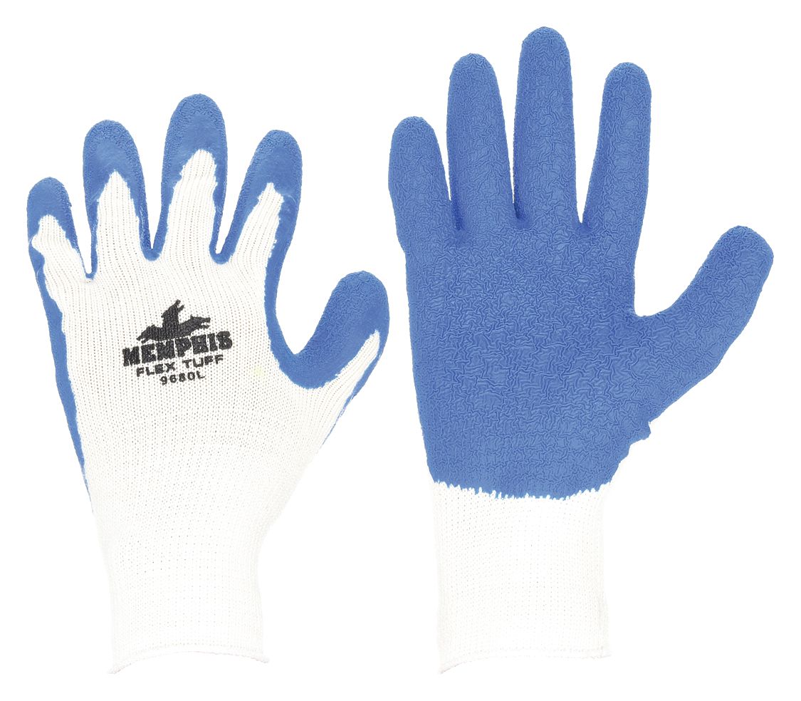MCR SAFETY 9680XL E4231 Coated Gloves Cotton/Polyester XL PR