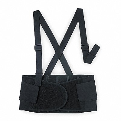 CONDOR 3RUZ5 D0589 Back Support Black Elastic M