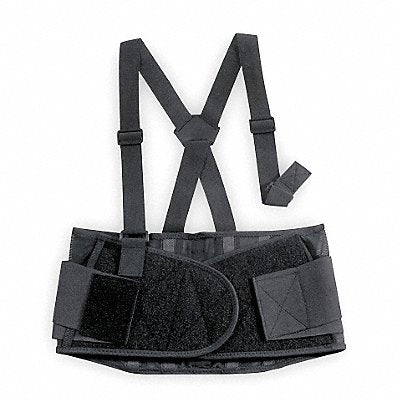 CONDOR 3RVC9 D0591 Back Support Black Polyester S