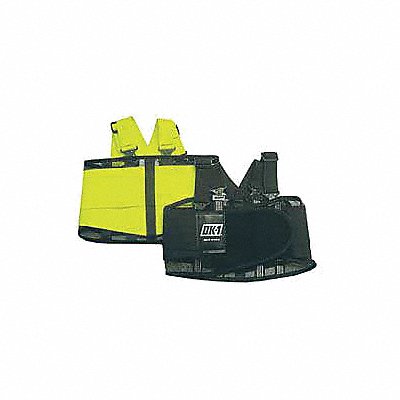 OK-1 OK250S3X Back Support Black Elastic Mesh 3XL