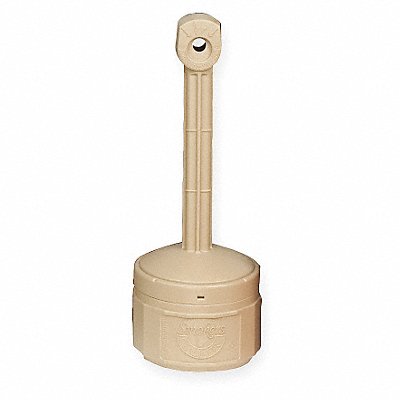 JUSTRITE 26806B D0291 Cigarette Receptacle 1 gal Tan