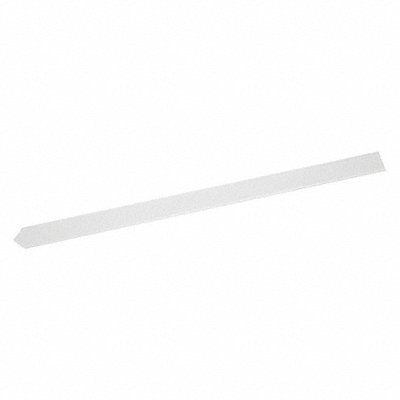 GRAINGER 96954 Blank Warning Stake White 66 H