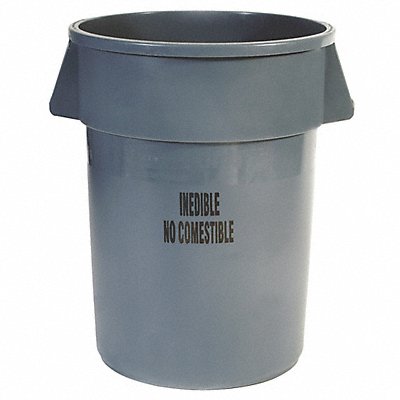 RUBBERMAID COMMERCIAL PRODUCTS FG264356Grey Utility Container 44 gal Grey
