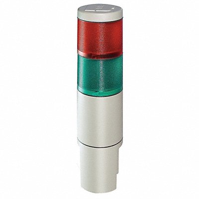FEDERAL SIGNAL MSL2120GR Status Indicator Green/Red 2-1/5 Dia