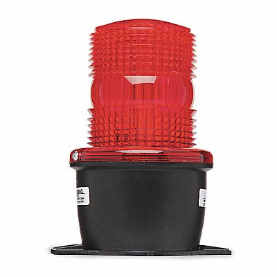 FEDERAL SIGNAL LP3T120R Low Profile Warning Light Strobe Red