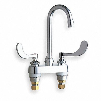 CHICAGO FAUCETS 895317XKABCP Gooseneck Chrome Chicago Faucets 895