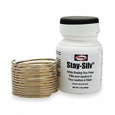 HARRIS 45KPOP Brazing Kit 1225-1370 F w/1.75 oz Flux