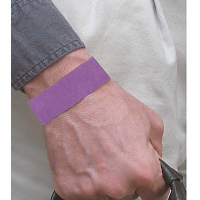 BRADY 95098 D0077 Wristband Purple Numbered PK500