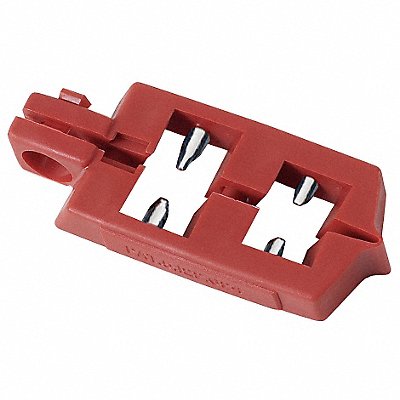 BRADY 65387 Breaker Lockout Snap On 120V Red