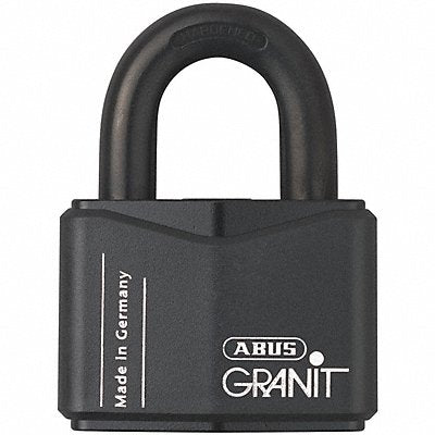 ABUS 3770KD Keyed Padlock 1 1/8 in Square Black