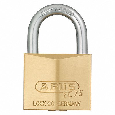 ABUS 7540KD Keyed Padlock 55/64 in Square Gold