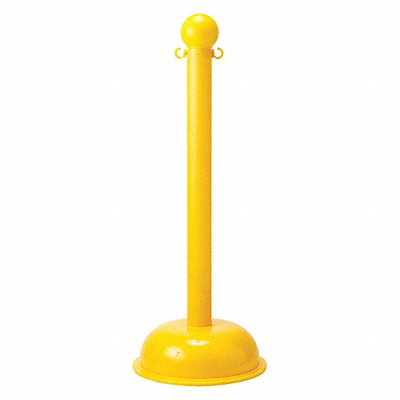 GRAINGER 92118 Barrier Post 41 In H Yellow Use w/4T630