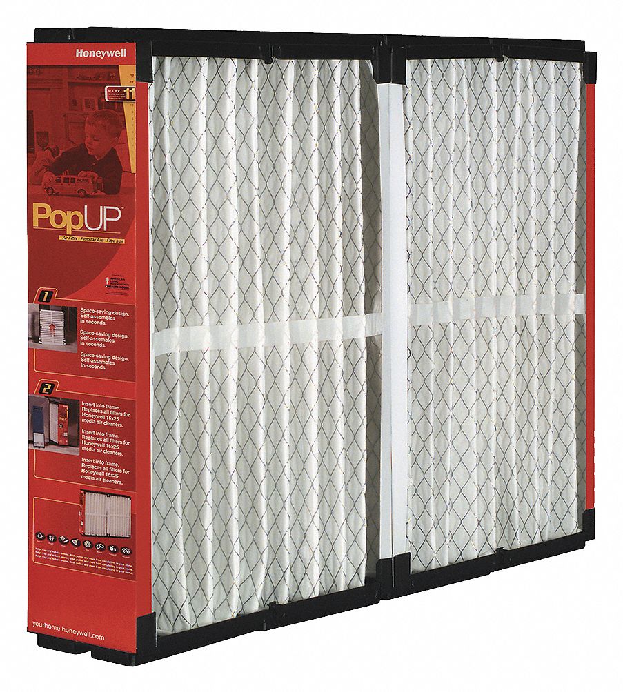 HONEYWELL HOME POPUP2400 Furn Air Cleaner Filter MERV 11 16x28x6
