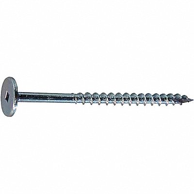 GRAINGER PHZ81252000PC FlatHd WoodScrw Zinc #10 1 3/16 L PK2000