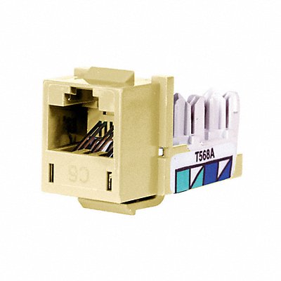 HUBBELL PREMISE WIRING HXJ6EI Jack Electric Ivory