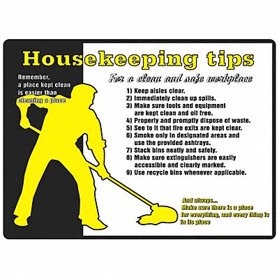 ACCUFORM SP124482L Safety Poster 17 in x 22 in Plastic