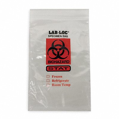 GRAINGER LAB20609STAT Transfer Bag 9 in L 6 in W PK1000