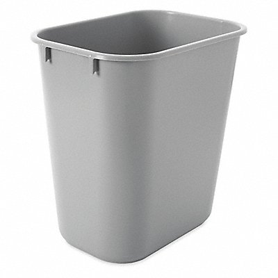 RUBBERMAID COMMERCIAL PRODUCTS FG295500Grey F9114 Wastebasket Rectangular 3-1/4 gal Grey