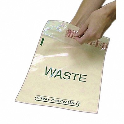 GRAINGER MBWB142325 Hangable Garbage Bags 1/2 gal White PK100