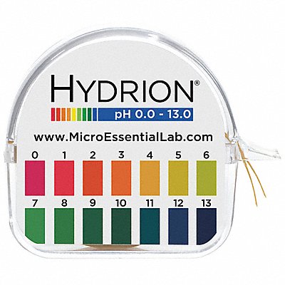 HYDRION M1313 pH Paper 15 ft L 0 to 13 pH