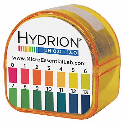 HYDRION 301510CS pH Paper 15 ft L 0 to 13 pH PK5
