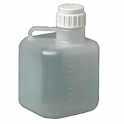 GRAINGER 3UDT8 Carboy 10 L 359 mm H White