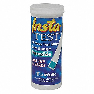 LAMOTTE 2984LR Test 0-50 ppm Hydrion Peroxide PK25