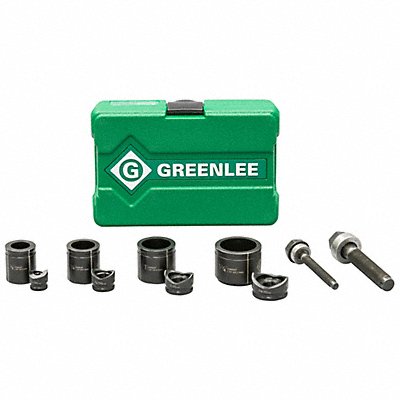 GREENLEE 735BB Round Knockout Punch Kit 1/2 to 1-1/4 In