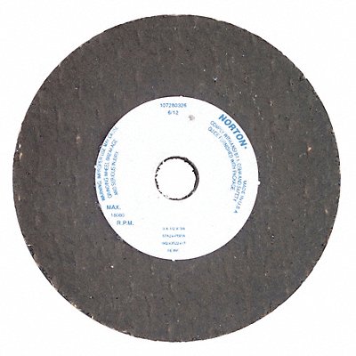 NORTON 66243522417 Grinding Wheel T1 3x1/2x3/8 AO 24G Black