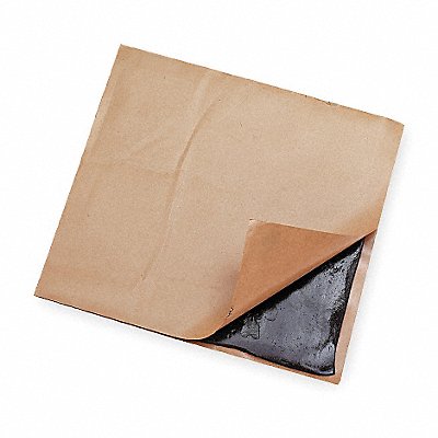 GRAINGER 80BUTYL100 Adhesive Pads Black 8 In L