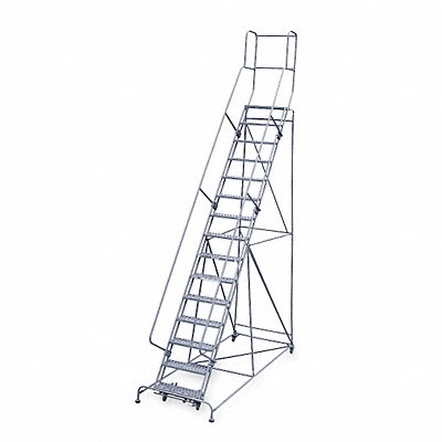 COTTERMAN 1515R2642A6E10B4W4C1P3 Rollng Ladder Unassembled Handrail Platform 150 In H