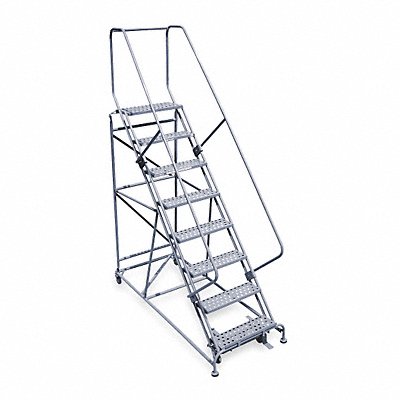 COTTERMAN 2609R2632A6E12B4W5C1P6 Rollng Ladder Unassembled Handrail Platform 90 In H