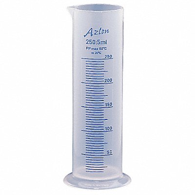 DYNALON 5378350250 Graduated Cylinder 250 mL 54 mm Dia