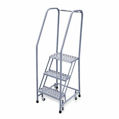 COTTERMAN 1003R1820A6E10B3C1P6 Rolling Ladder Welded Handrail Platform 30In H
