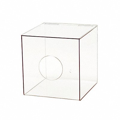 CONDOR 3UZG3 Boot Cover/Bouffant Dispenser Clear PETG