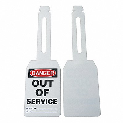 GRAINGER 3VAX5 Danger Tag 5 1/4in H 3 1/4in W PVC PK25