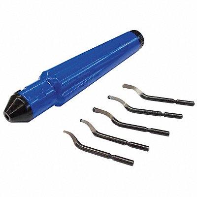 WESTWARD 3VB44 Deburring Tool Kit