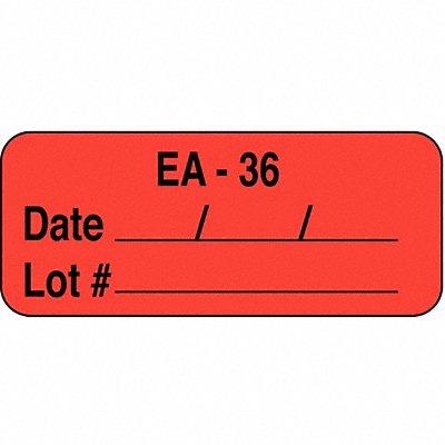 ROLL PRODUCTS 141432 Label 5/8 in x 1 11/16 in Paper PK1000