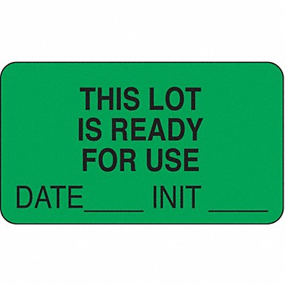 ROLL PRODUCTS 141457 Laboratory Label 1-3/4 in W PK1000